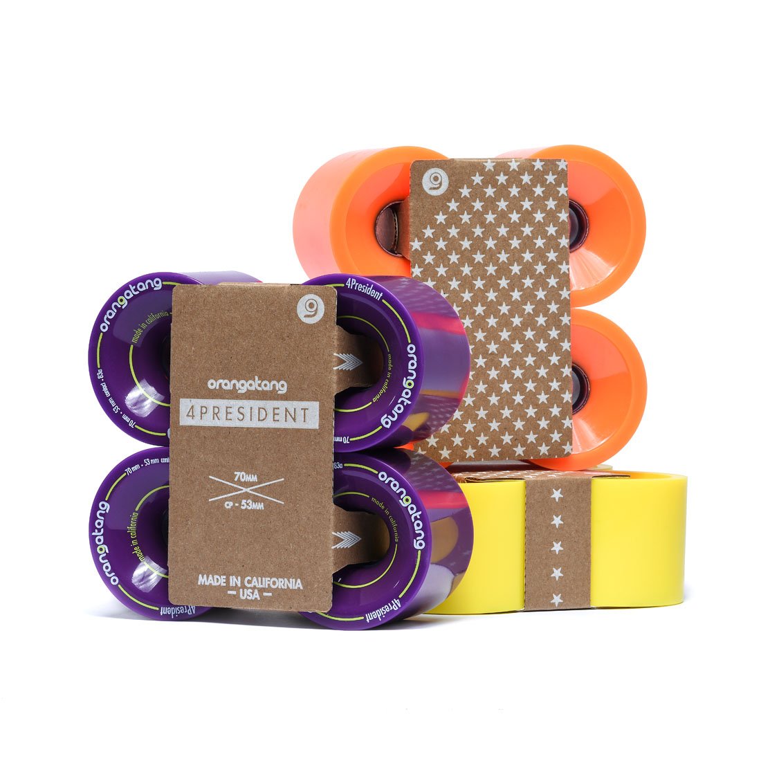 Amazon | Orangatang 4 President 80a 70mm Skate Wheels By